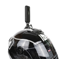 Support de fixation robuste et léger en plastique antichoc pour casque, idéal pour la moto et la prise de vue avec Insta360 X4