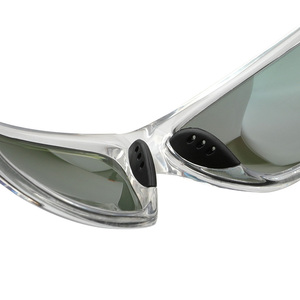 TFB 2024 Lunettes <span class=keywords><strong>de</strong></span> soleil unisexes Lentille miroir noire Vente en gros pour hommes femmes Coupe-vent pour pêche Cyclisme Sports <span class=keywords><strong>de</strong></span> plein air Cyclisme Shades - Product Image 5