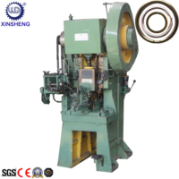 GT-KCM40 mécanique 40T presse porte-clés cercle fer acier aluminium tonnelier fil d'acier inoxydable anneau rond formant faisant la Machine