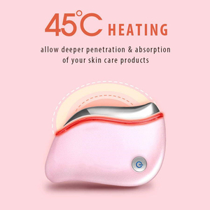 Masajeador Gua Sha Eléctrico Portátil en Forma de V, Placa Calefactora Impermeable para Lifting Facial y Belleza de Axilas, USB, Venta al por Mayor Personalizada - Product Image 4