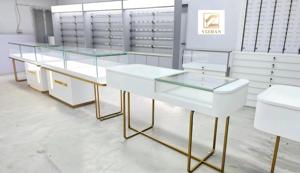 <span class=keywords><strong>Vitrine</strong></span> de présentation de bijoux moderne avec miroir et écran <span class=keywords><strong>LED</strong></span>, robuste, <span class=keywords><strong>pour</strong></span> centre commercial - Product Image 3