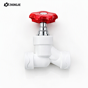 Válvula de Globo PPR de 20mm, 25mm, 32mm con Núcleo de Latón, Válvula de Cierre Manual, Accesorios de Tubería de Plástico, Fusión por Calor para Suministro de Agua - Product Image 1