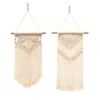 BOHO Macramé Cintres Tenture Murale-Art Mural Bohème Fait à la Main pour la Décoration Intérieure et le Mariage Tenture Murale Décorative avec Macramé
