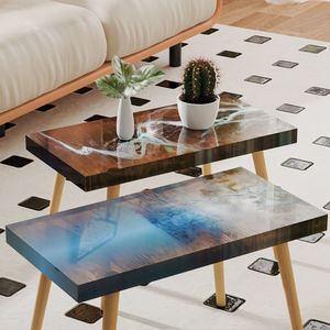 Tự làm nhỏ giọt keo khuôn tự chế lớn vuông sông bảng Silicone khuôn hộ gia đình trang trí hàng ngày - Product Image 3