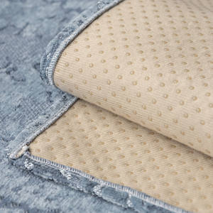 Cojín de sofá <span class=keywords><strong>azul</strong></span> de terciopelo en relieve Universal para todas las estaciones, fundas de sofá Jacquard antideslizantes gruesas suaves y cálidas para el hogar moderno - Product Image 4