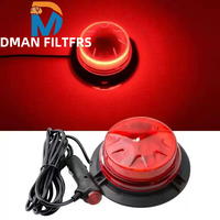 Nouveau Feu de détresse LED jaune bleu rouge 12/24 V, lumière stroboscopique rotative clignotante 25W, accessoire de remplacement pour tracteur, balise de voiture