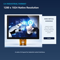 19 Zoll Industrieller Touchscreen LCD-Panel 10-Punkt PCAP 450 Nits LVDS USB Touch-Display-Modul für Automatisierungsgeräte