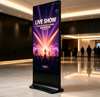 Afficheur numérique LCD tactile HD 4K de 43, 49, 55, 65 pouces, kiosque d'affichage numérique, animation SDK, sur pied, pour les magasins de détail en intérieur, OEM