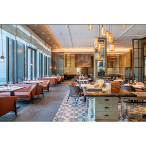IDM Custom Nordic Luxury Hotel <span class=keywords><strong>Restaurante</strong></span> Muebles Diseño moderno Comedor Hotel Muebles Conjunto - Product Image 3