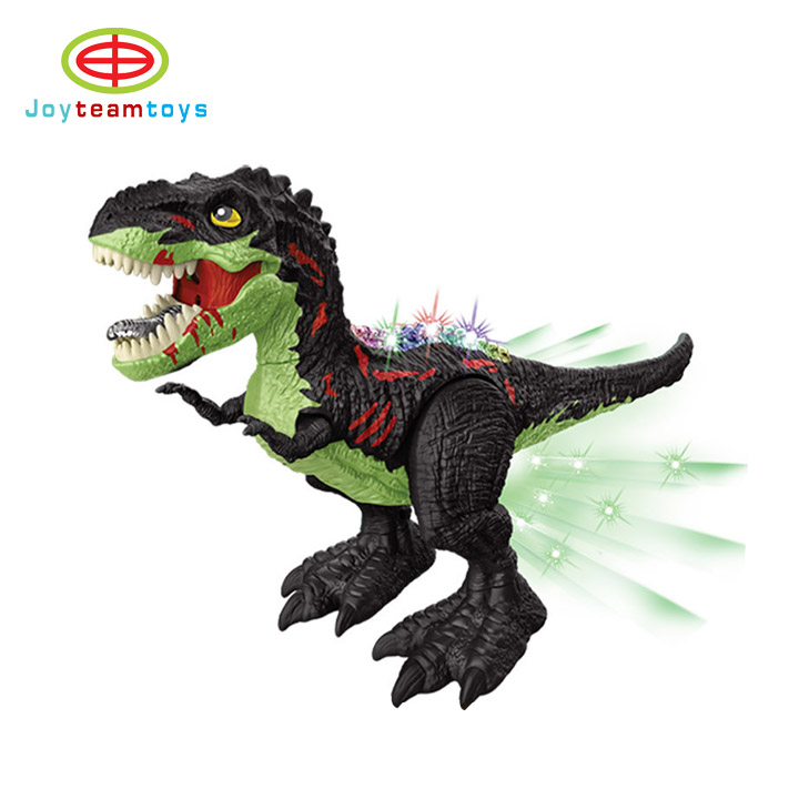 Динозавр с дистанционным управлением, игрушка для детей, динозавр с дистанционным управлением, ходящий робот с подсветкой и ростом, 2,4 ГГц, имитация Велоцираптора, игрушки