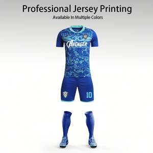 Maglia da calcio personalizzata da uomo divisa da calcio a sublimazione con abbigliamento da calcio ad alta visibilità - Product Image 1