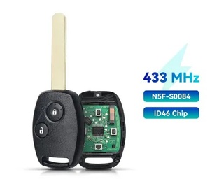 กุญแจรีโมทรถยนต์ Civic EX <span class=keywords><strong>Si</strong></span>/Civic EX แบบสมาร์ทคีย์  ชิป ID46 สำหรับเปลี่ยน ปี 2006 2007 2008 2009 2010 2011 รุ่น N5F-S0084A ความถี่ 313.8Mhz 433MHZ - Product Image 3
