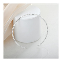 Bracelet minimaliste en argent sterling 925 avec câble torsadé pour hommes et femmes