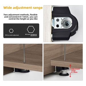 Patas Ajustables de Hierro para Muebles, Sofá, Armario, Mesa de Comedor - Diseño Moderno y Simple, Soporte de Nivelación - Product Image 3