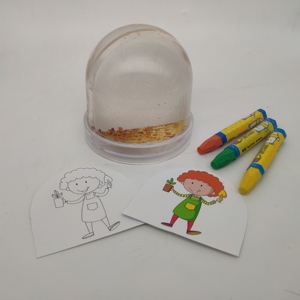 8.5*9cm DIY Resin Crafts Snowglobe Perfect Present for Snow Globe Lovers - Product Image 1