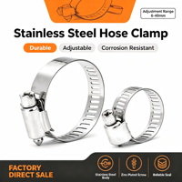 Collier de serrage croisé en acier inoxydable 304 à installation rapide pour tuyaux de gaz, d'eau et d'incendie