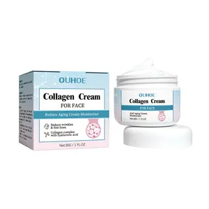 OUHOE Collagen Anti-wrinkle Cream Adults Female MSDS Private Label Anti Wrinkle Cream Face Whitening Cream Night Normal Natural