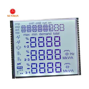液晶模块供应商定制数字液晶屏幕定制段液晶电能表/太阳能逆变器