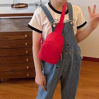 Sacs de poitrine pour enfants tendance, à bandoulière réglable, en nylon, avec logo personnalisé, design estival 2025