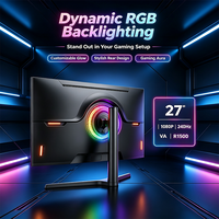 Monitor Curvo R1500 da 27 Pollici con Logo Personalizzato, 240Hz, 1ms, Schermo VA 1920x1080 FHD per Importatori di Elettronica di Consumo e Catene di Negozi