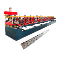 Machine de formage de profilés de câbles entièrement automatique avec poinçonnage et découpe hydrauliques, ligne de production industrielle de haute précision