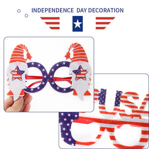 Cuarto 4 de Julio Accesorios de fiesta Día DE LA Independencia Gafas Diseño patriótico Bandera promocional Regalo de fiesta de EE. UU. - Product Image 3