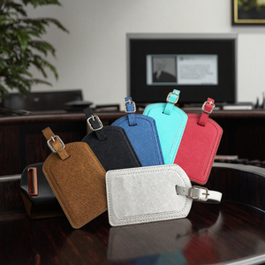 Thẻ hành lý lên máy bay nhiều màu mới mềm mại với thẻ da PU <span class=keywords><strong>in</strong></span> logo <span class=keywords><strong>check</strong></span>-<span class=keywords><strong>in</strong></span> Vali - Product Image 1