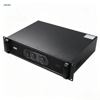Amplificateur stéréo 400W classe AB avec entrée XLR équilibrée, audio haute résolution en métal HG-B2400, polyvalent pour auditorium scolaire, cinéma, alimentation CA passive