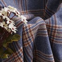 Tissu fantaisie en laine pour revêtement, vente en gros, mode, 60% laine, 40% polyester, 400, 420, 440 g/m²