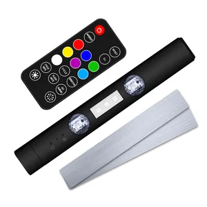 D88 אור ברכב USB טעינה צבעוני LED קישוט אור עם שלט רחוק מוסיקה אור קצב