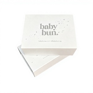 Baby Bun Rigid Gift Box Ivory Board Rectangle UV Printed High-End Packaging - Product Image 3