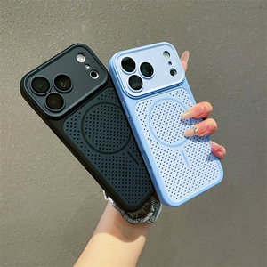 เคสแม่เหล็กแบบระบายความร้อนเนื้อแมตต์สุดหรูสำหรับ iPhone 18Pro 18promax 17 Pro 16 พร้อมตัวป้องกันเลนส์กล้อง - Product Image 3