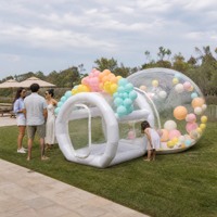 Dôme à bulles gonflable transparent en PVC de qualité commerciale pour camping en plein air, mariage, fête, exposition