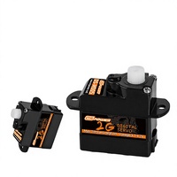 DSPOWER M005 2g Micro Servo en plastique pour avion RC F3P à voilure fixe, servo numérique à réponse rapide et faible bande morte pour drone, robot, griffe