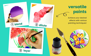 Set di Inchiostri Liquidi Superiori a Base d'Acqua da 45ml, 70 Colori per Dipingere su Carta o Tela, Set di Pennarelli Ricaricabili - Product Image 4