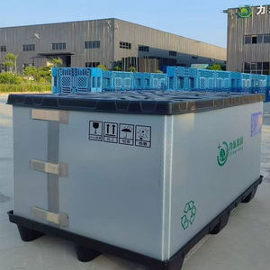 กล่องพลาสติกพาเลทขนาดใหญ่ภาชนะเก็บของหนักพับได้สำหรับการจัดส่งจำนวนมาก - Product Image 2