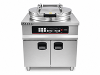 Crêpière Électrique Numérique Professionnelle Double Face avec Armoire pour la Cuisson de Roti et de Pain Plat en Restaurant