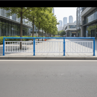 Barrière piétonne de protection contre les impacts, de qualité supérieure, prix usine, en métal, pour trottoirs municipaux, de qualité ingénierie, avec protection réfléchissante