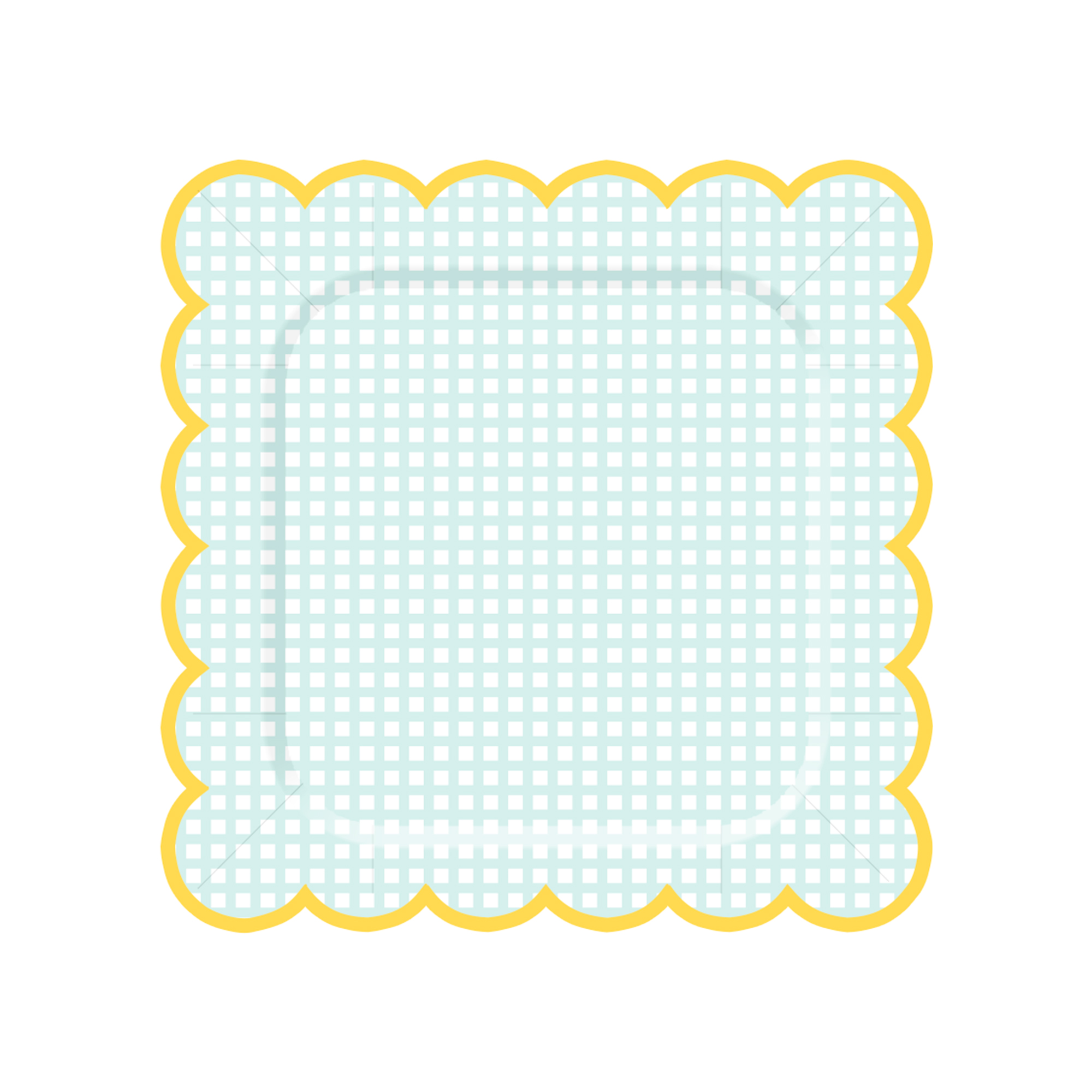 Plato de papel de 9 pulgadas * 8 unidades