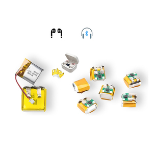 リチウムポリマーLipo充電式バッテリーヘッドセットヘッドフォン3.7V Airpodsイヤホンワイヤレスバッテリー - Product Image 1