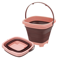 Ensemble de jouets de plage pliables : seau, moules d'animaux marins, râteau et pelle pour enfants – Jouets d'été pour l'extérieur