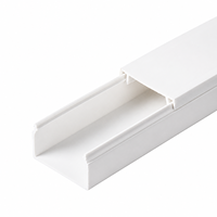 Goulotte de câblage électrique en PVC 16x16-100x100 avec autocollant, accessoires de câblage pour goulottes de câbles