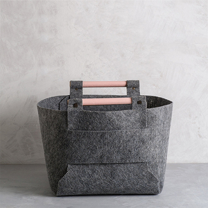 Contenitore Portaoggetti Organizzatore Domestico Cestino Portaoggetti <span class=keywords><strong>in</strong></span> Tessuto <span class=keywords><strong>Feltro</strong></span> - Product Image 1