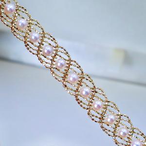 2024 luxe 18K or japonais <span class=keywords><strong>Akoya</strong></span> perle Bracelet haute qualité certifié classique fête de mariage fiançailles cadeau femmes - Product Image 4