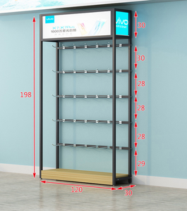 Étagère de présentation pour snacks, présentoir pour étuis de téléphone portable, présentoir pour magasin de détail, éclairage <span class=keywords><strong>LED</strong></span>, crochet pour bijoux, sous-vêtements, <span class=keywords><strong>vitrine</strong></span> - Product Image 6