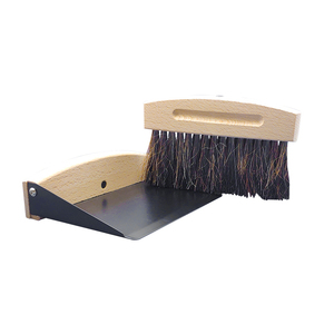 Natural Eco friendly mini table broom and dustpan set with magnet