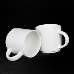 Custom Logo Ceramic Coffee <b>Mug</b> 15Oz With Handle Round Shape Single Cup Promotional Drinkware - Product Image 5