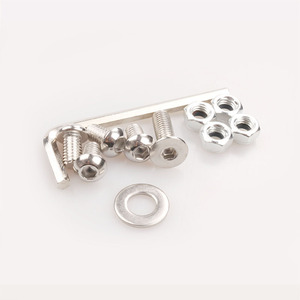 License <b>Frame</b> Aluminum 200mm x 150mm x 136mm Hook Type <b>With</b> 8 Holes For Car Plate <b>Mounting</b> - Product Image 2
