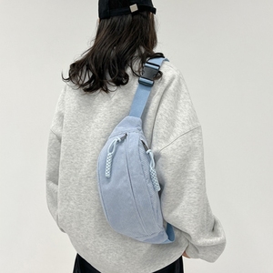 Commercio all'ingrosso di grande capacità marsupio in velluto a coste Street Style <span class=keywords><strong>borsa</strong></span> alla moda a tracolla borse Casual da <span class=keywords><strong>donna</strong></span> <span class=keywords><strong>cintura</strong></span> in vita <span class=keywords><strong>borsa</strong></span> - Product Image 2