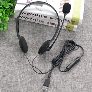 Auriculares para juegos con cable USB con micrófono sobre la oreja Auriculares - Product Image 4